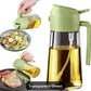470ml Kitchen Glass Oil Sprayer Bottle | 2‑in‑1 Olive Oil Dispenser | Transparent Premium Quality ( Random Colour)