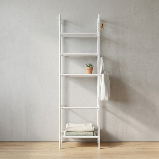Multi-Layer Bathroom Storage Rack | Space-Saving Toilet Organizer | Strong Carbon Steel Shelf For Towels &amp; Toiletries