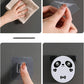 Wall Mounted Cute Panda Soap Dish Holder – Punch-Free Plastic Soap Box Rack for Bathroom &amp; Kitchen Storage (Random color)