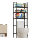 Multi-Layer Bathroom Storage Rack | Space-Saving Toilet Organizer | Strong Carbon Steel Shelf For Towels &amp; Toiletries