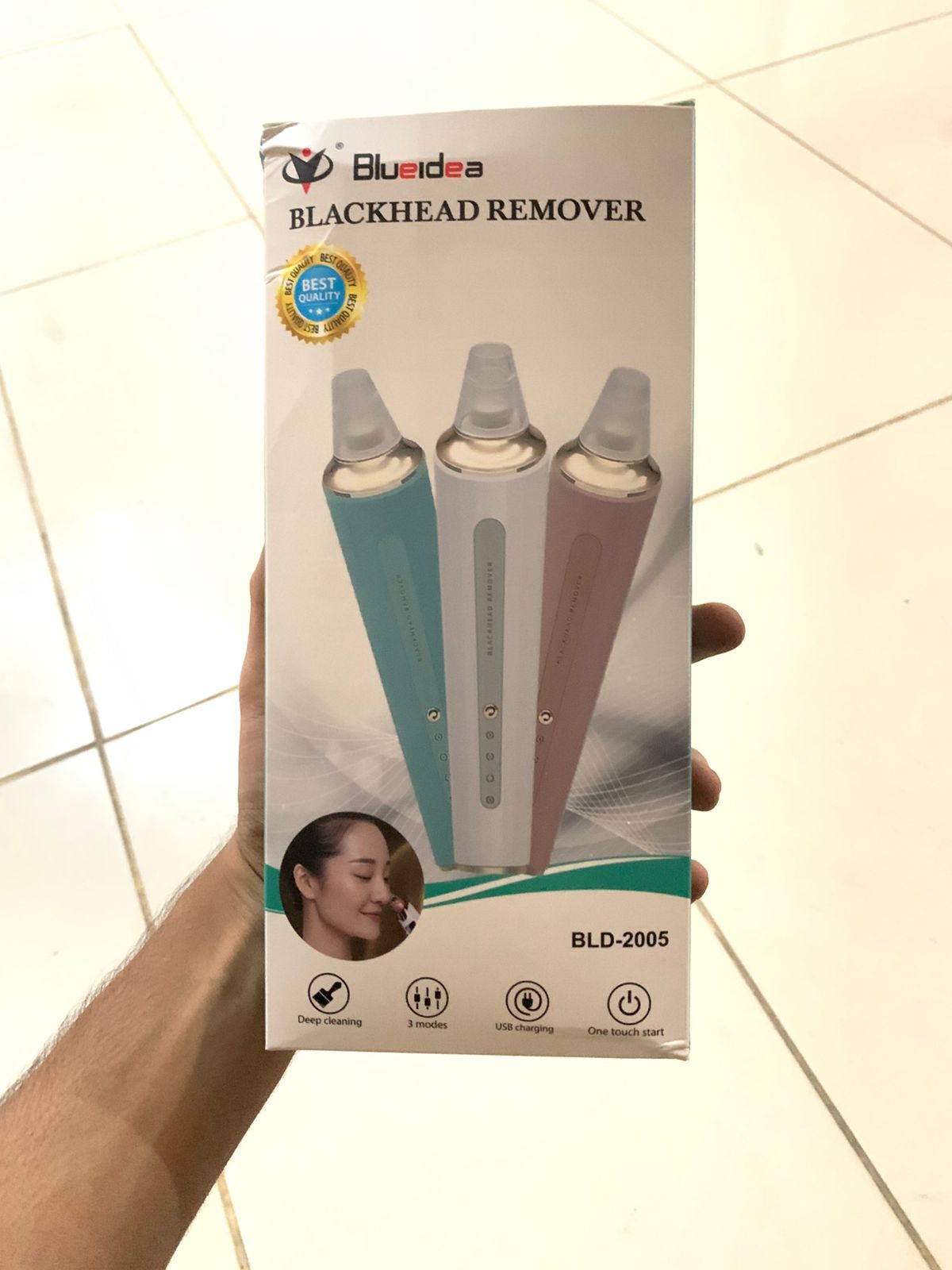 Vacuum Blackhead Remover | Electric Facial Cleanser &amp; Pore Cleaner | Rechargeable Suction Tool for Deep Skin Cleansing