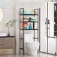 Multi-Layer Bathroom Storage Rack | Space-Saving Toilet Organizer | Strong Carbon Steel Shelf For Towels &amp; Toiletries