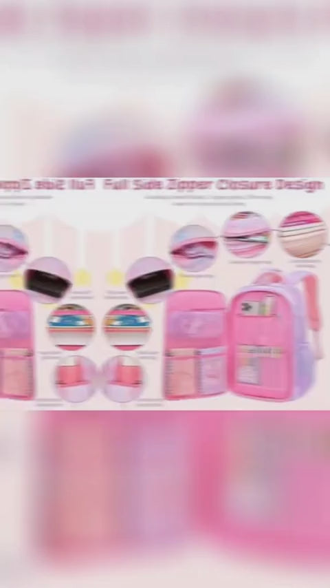 Princess Dream Rainbow School Backpack